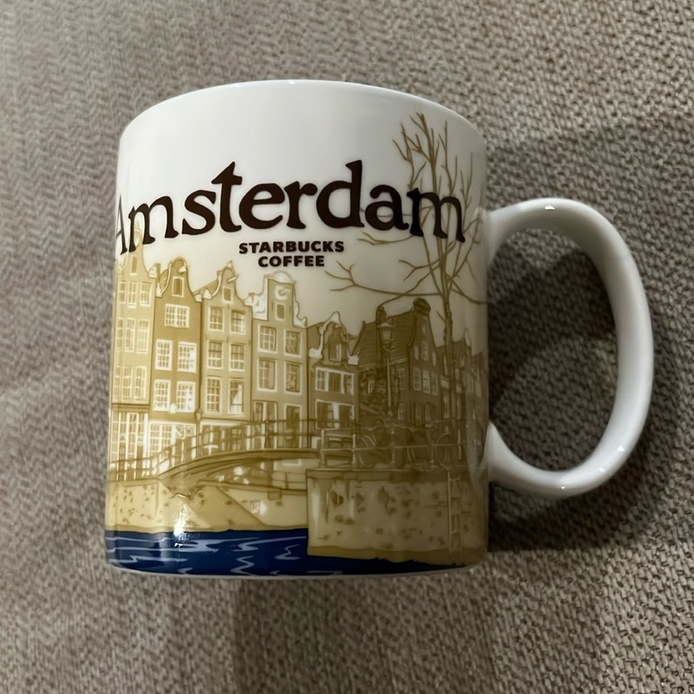 2009 Starbucks 16 oz Global Icon Series Amsterdam Coffee Mug